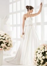 Straight wedding dress