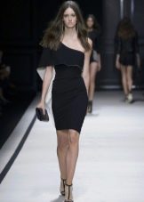 One shoulder short evening dress