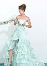 Mint wedding dress
