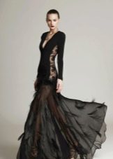 Candy dress with lace insert evening