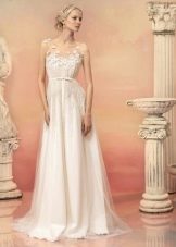 Robe de mariée longue au sol de la collection Ellada