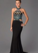 Dave & Johnny's Sexy Cutout Evening Dress