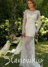 Lace wedding dress from Slanovski