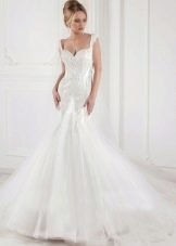 Mermaid wedding dress with corset