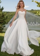 Lush multi-tiered wedding dress from Oksana Mukha