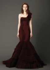 Red wedding dress by Vera Wong mermaid