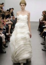White wedding dress from Vera Wong 2013 a-line