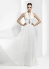 Simple White Empire Wedding Dress