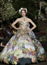 Colored evening dress