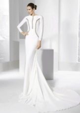 Wedding dress by ManuAlvarez with sleeves