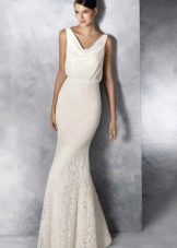 White One wedding dress simple