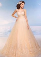 Colored wedding dress from Romanova