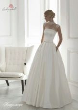 Wedding dress from the Universe collection by Lady White with lace