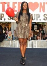 Short leopard dress for fat girls