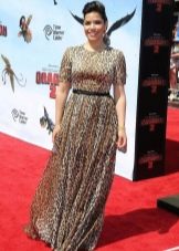 Leopard dress for girls with curvy shapes