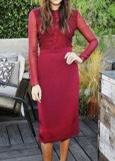 Marsala dress