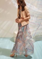 Outerwear for chiffon dress