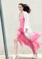 Outerwear for a chiffon dress