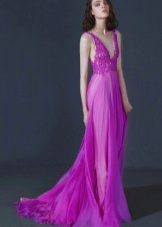 Purple Chiffon Dress
