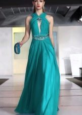 Silk a-line dress