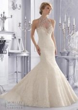 Halter Neck Wedding Dress