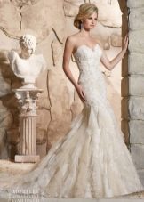 Mori Lee wedding dress with straps