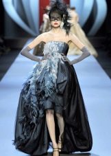 Dior 블랙의 웨딩 드레스