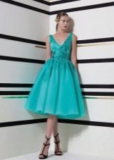Sandals for an evening midi dress