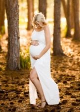 dress with a slit summer for pregnant women