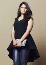 Black tunic for a fat girl