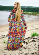 Long Sleeve Multicolor Dress