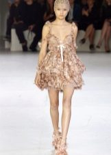 Colored Baby Doll Dress Alexander McQueen