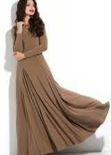 Coffee brown dress