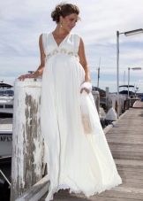 Greek style maternity dress