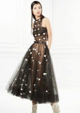 Yolan Chris Organza Cocktail Dress