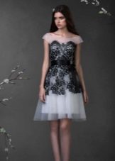 organza lace dress