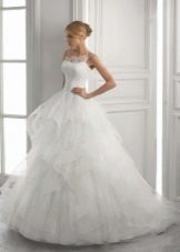 Organza wedding dress