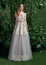 Organza A-Line Evening Dress