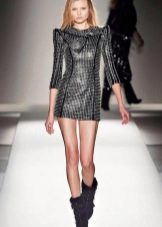 Disco leather dress