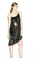 Loose disco dress with straps