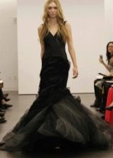 Black couture wedding dress