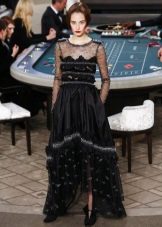 Dress short in front long in back from Chanel
