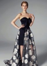 Robe à imprimé fleuri avec jupe amovible