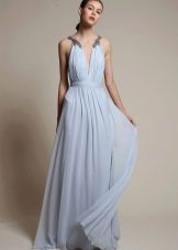 Greek dress with decor on the straps