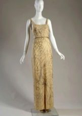 Vintage dress gold