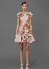 Short silk dress