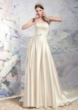 Wedding silk dress