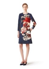 Carolina Herrera Silk Maxi Print Dress