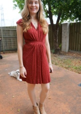 Medium Terracotta Dress for White Blond