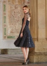 Lace black dress